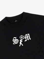 SM Soccer Graphic Distressed T-Shirt 