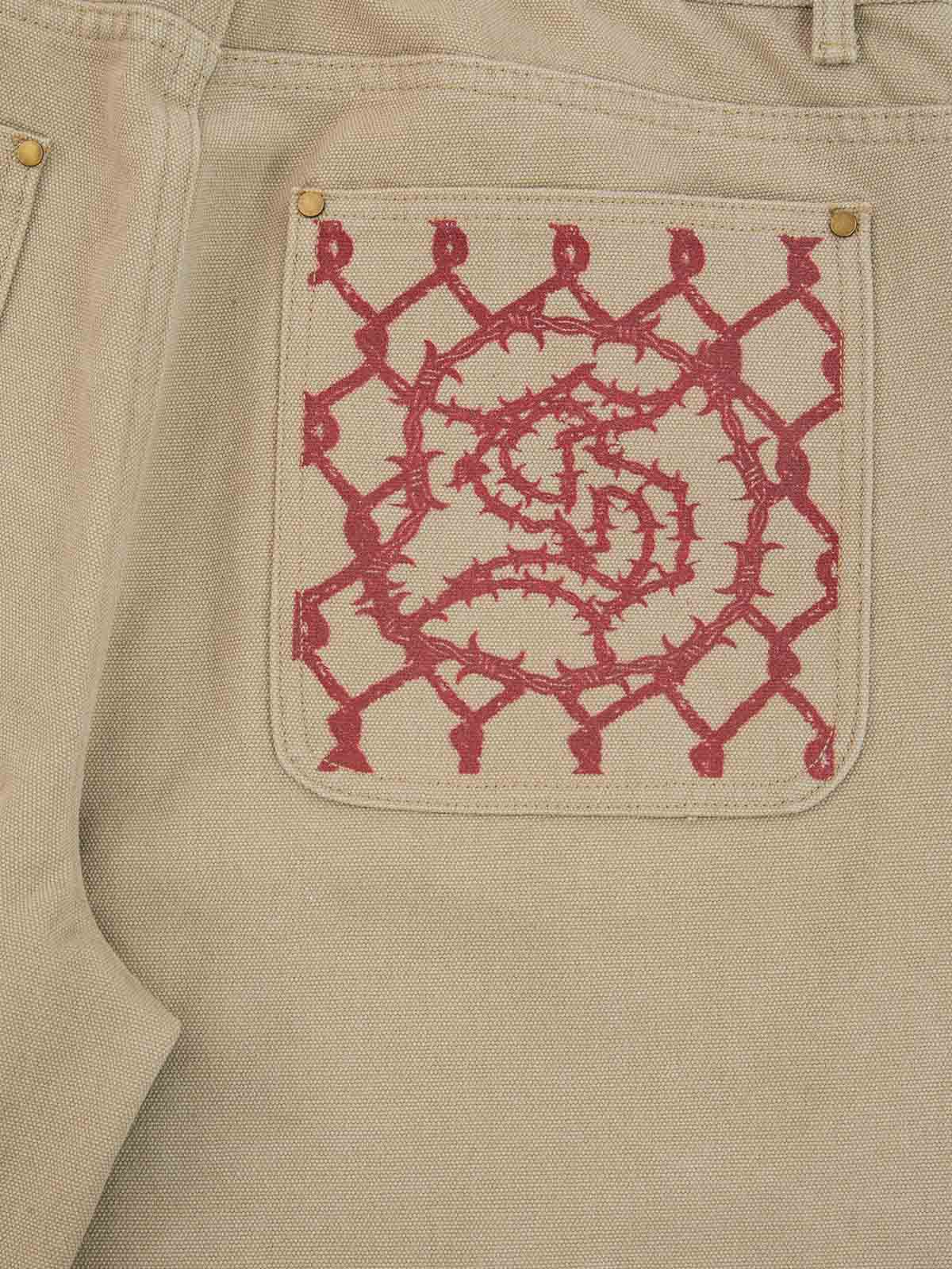 Supermade Multi-Element Appliqué Patchwork Denim Suit 