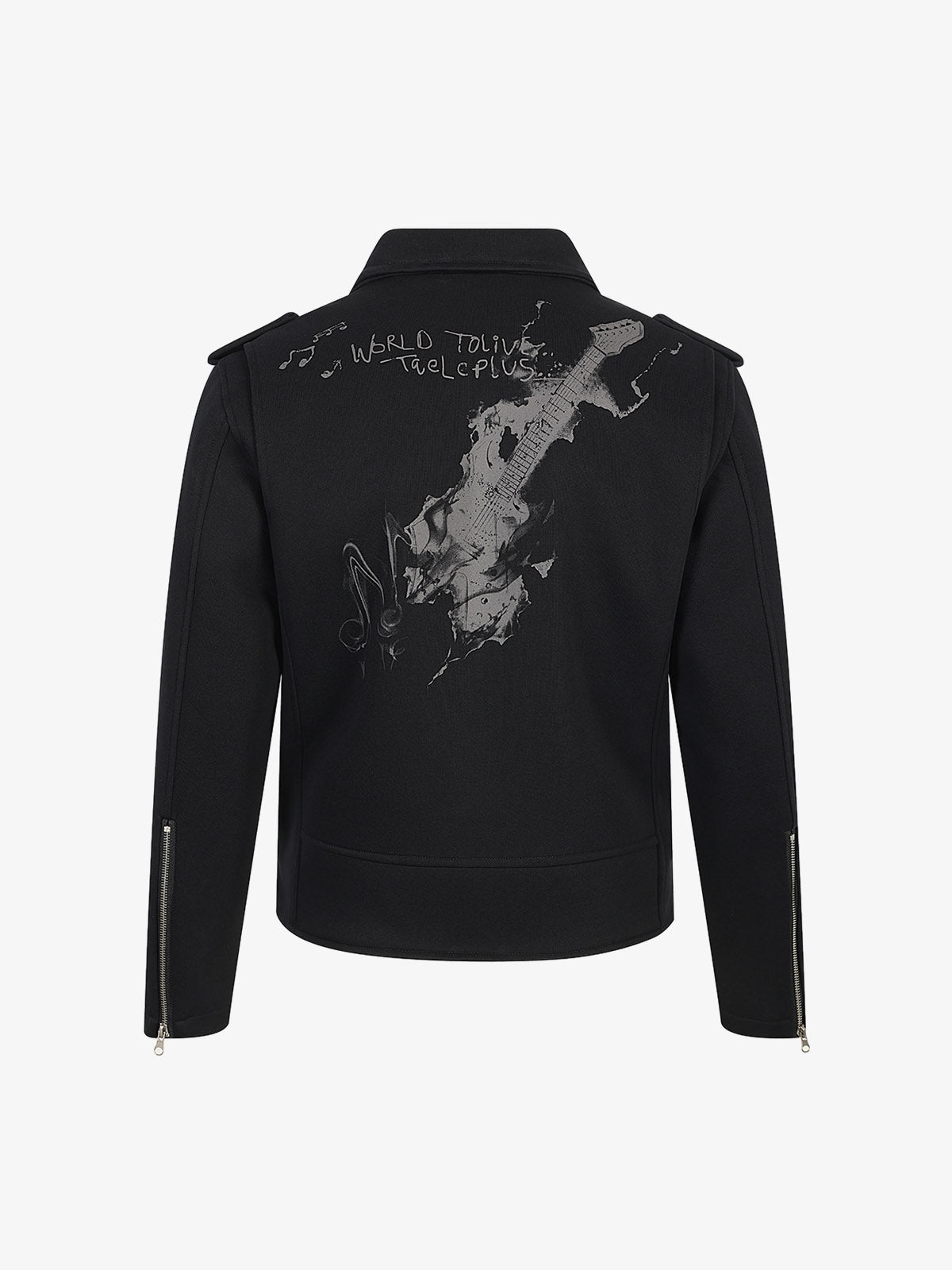 Street Rock Print Work Jacket