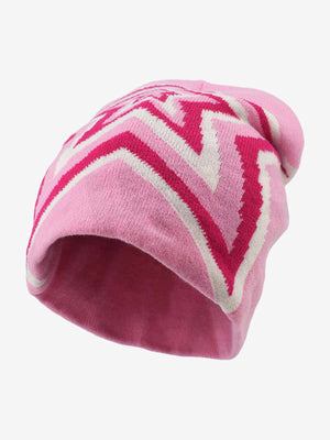 Multiclolor Star Pattern Knit Beanie Hat 