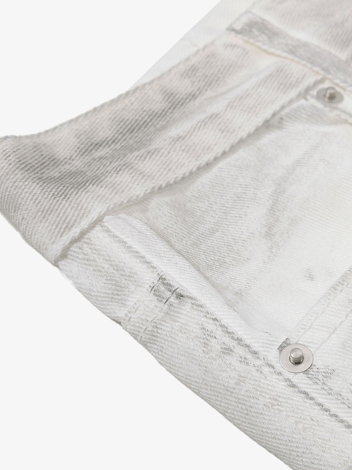 Mud-Washed Pocket Denim Jorts 