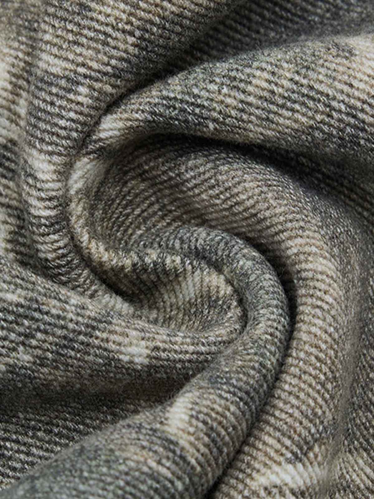 Abstract Camouflage Washed Barrel Jeans