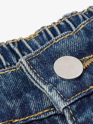 Raw Hem Star Rhinestone Jorts