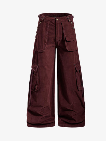 Streetwear Multi-Pocket Baggy Cargo Pants 