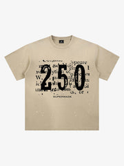 Newspaper Typo 250 Washed T-Shirt 