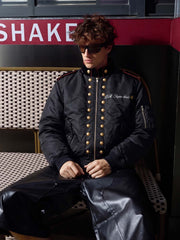 Napoleonic Button Padded MA-1 Bomber Jacket