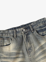 Vintage Washed Flare Jeans - 2625 