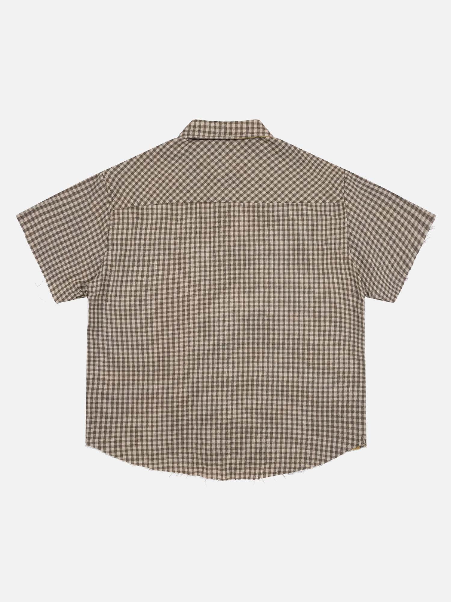 Street Trendy Reversible Short-sleeved Shirt