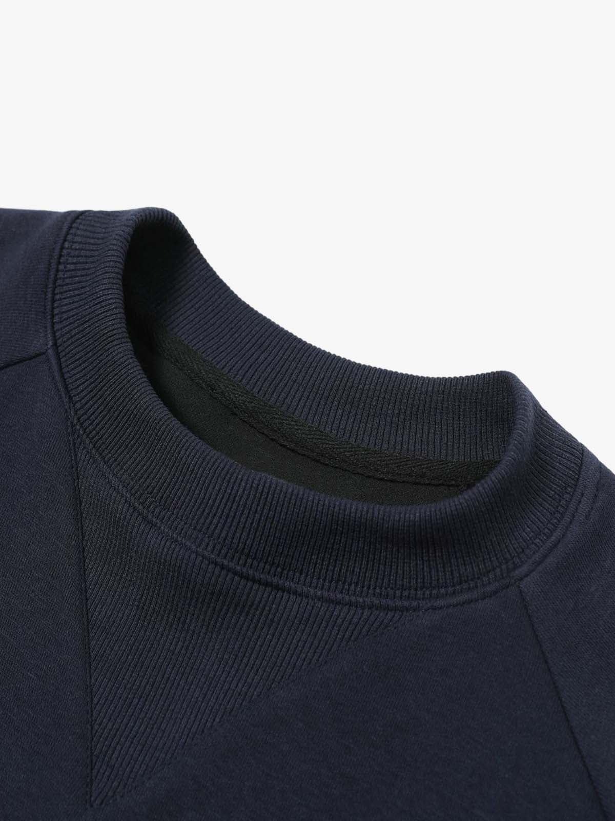 Retro Patch Embroidery Sweatershirt 