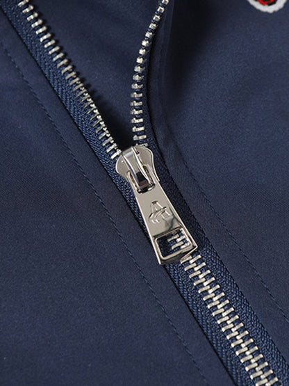 Original Design Bomber Jacket for Men and Women - Trendy Patches and High-Quality Construction 