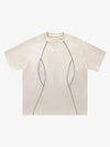 Functional Deconstructed Split Short-sleeved T-shirt 