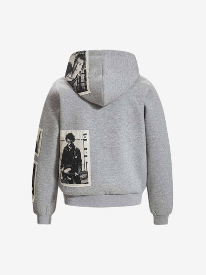 Stylish Graphic Hoodie with Unique Photo Print Design 