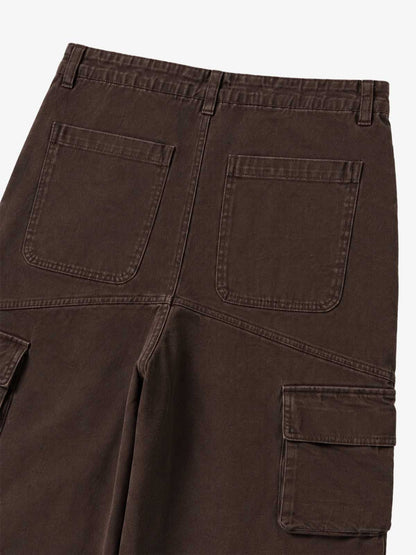 Washed Multi-Pocket Cargo Pants