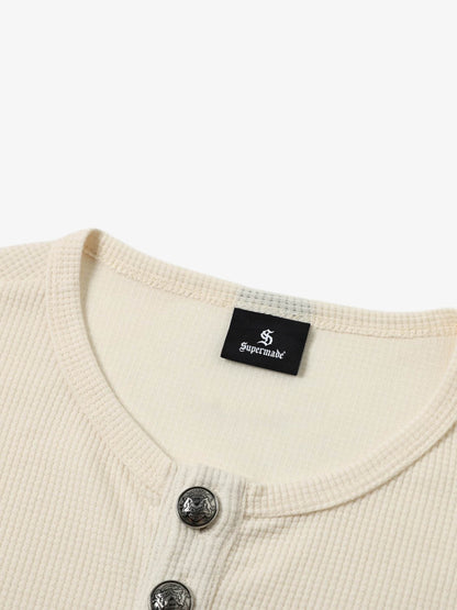 Rune Henley Waffle Long Sleeve Tee