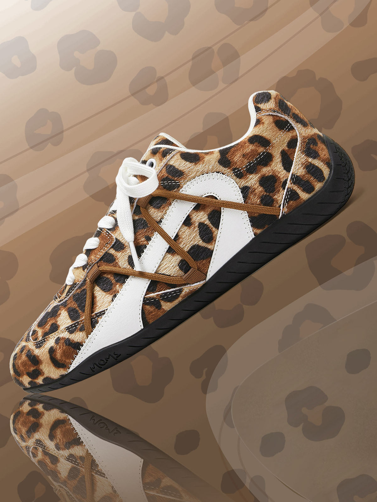 Leopard Print Sneakers for Women - Trendy and Comfortable Athletic Shoes 