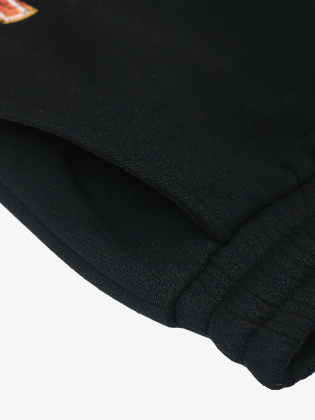 Retro Contrast Letter Star Print Fleece-Lined Sweatpants 