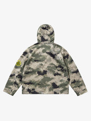 Camo Racing Embroidered Waterproof Hooded Sports Jacket