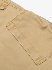 Hole Patch Pleated Multi-pocket Work Wear Casual Pants 