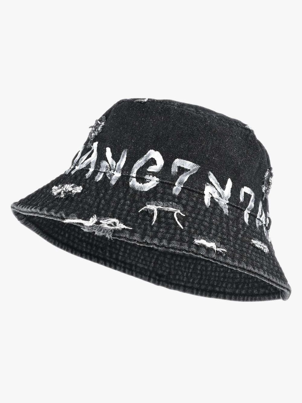 Graffiti Denim Bucket Hat