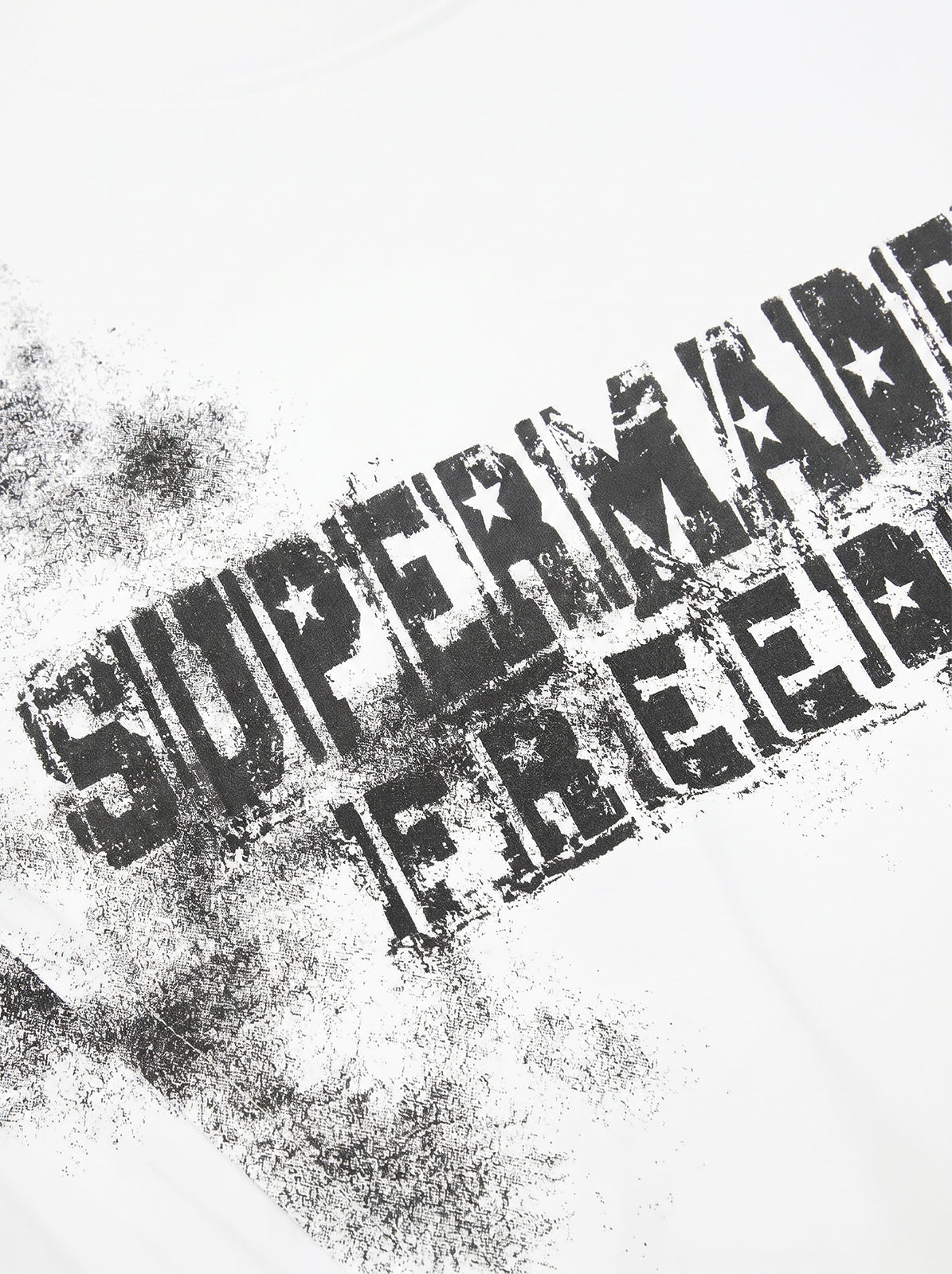 Supermade Deconstructed Pleated Freedom T-Shirt 