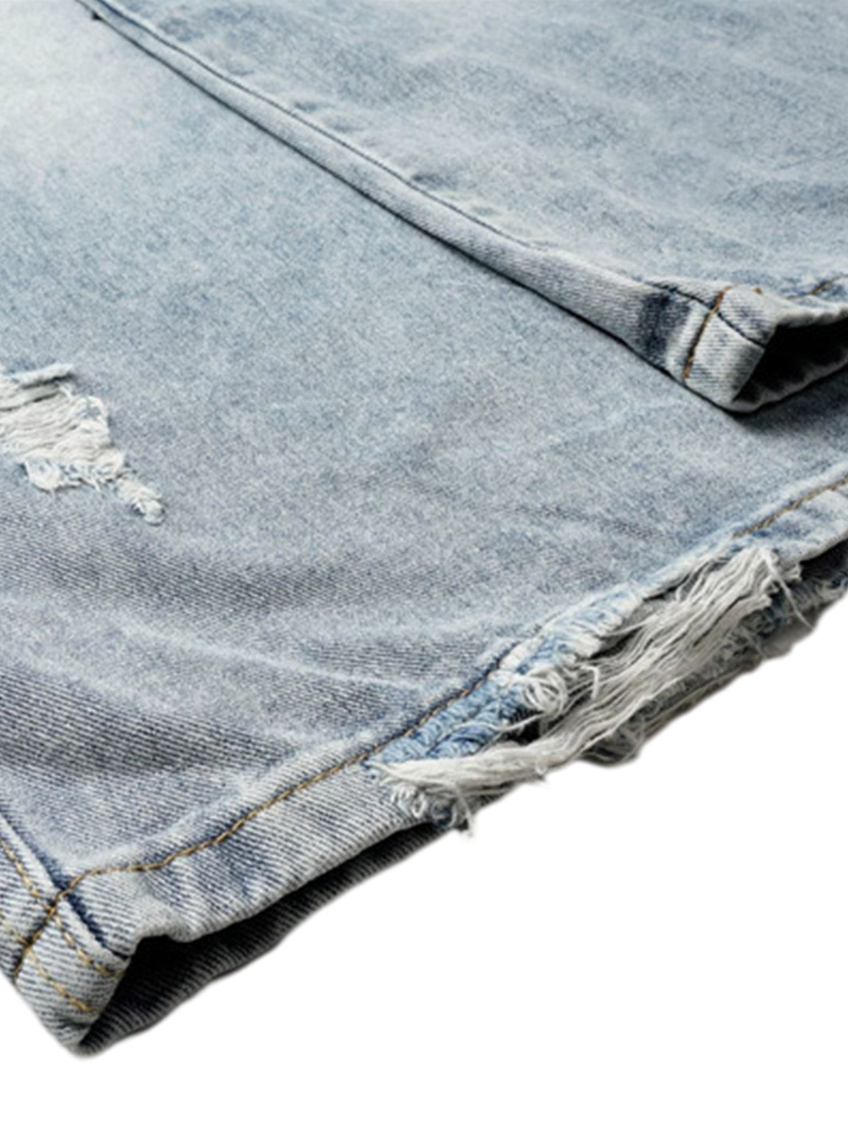 Deconstructed Detachable Split Cargo Jeans 
