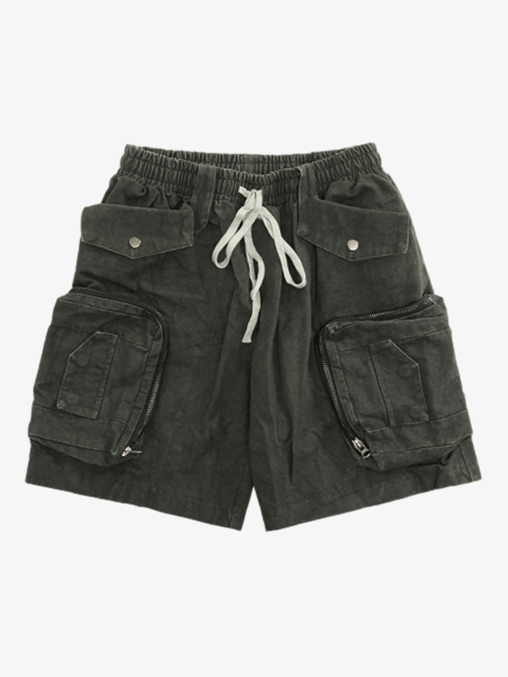 Heavy Tie Dye Multi Pockets Washed Shorts - 2088 