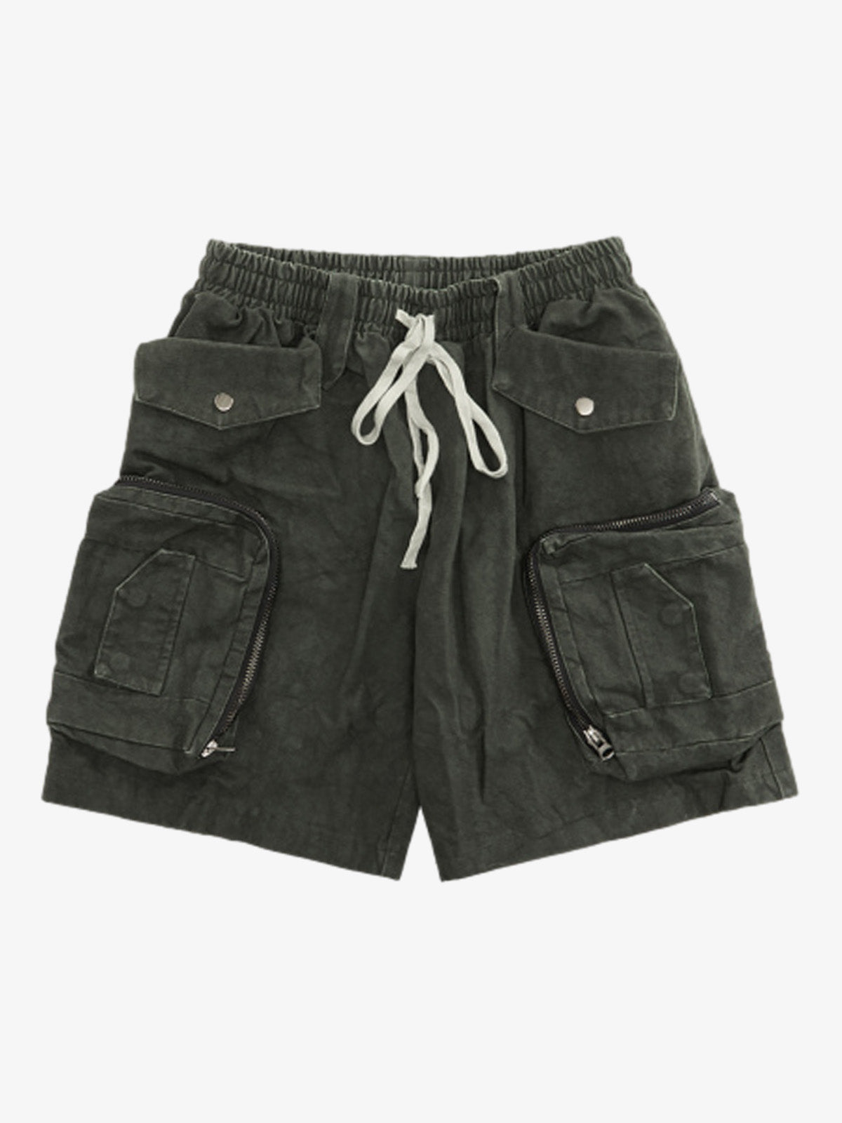 Heavy Tie Dye Multi Pockets Washed Shorts - 2088 
