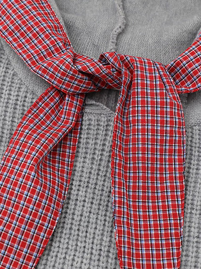 Striped Crew Neck Sweater for Women - Stylish and Cozy Winter Knitwear 