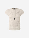 T-shirt à coutures apparentes brodées d'un scorpion