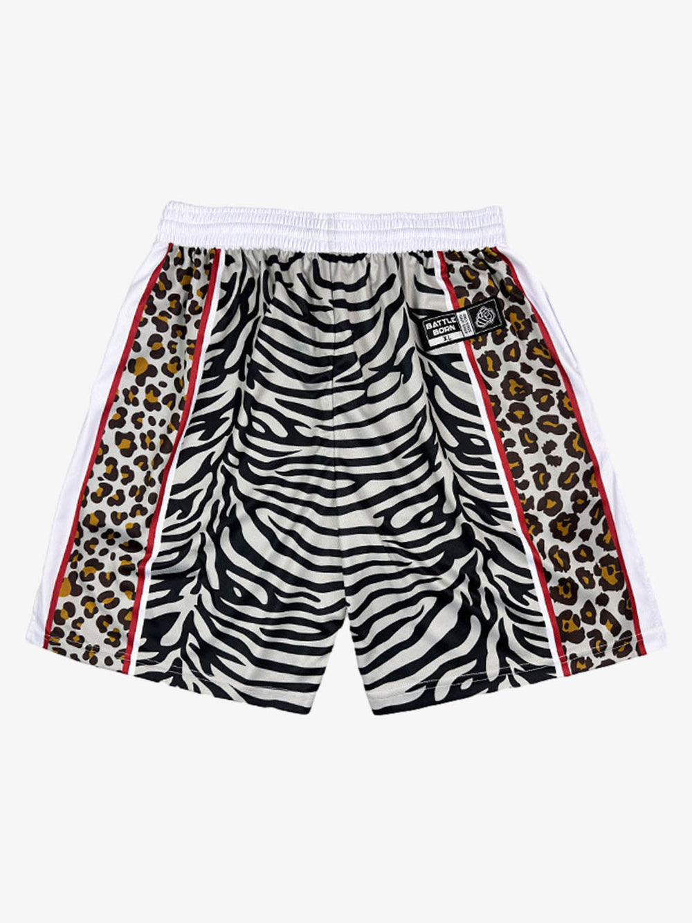Mixed Animal Print Soccer Shorts 