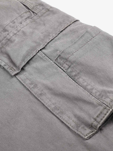 Distressed Multi-Pocket Cargo Shorts