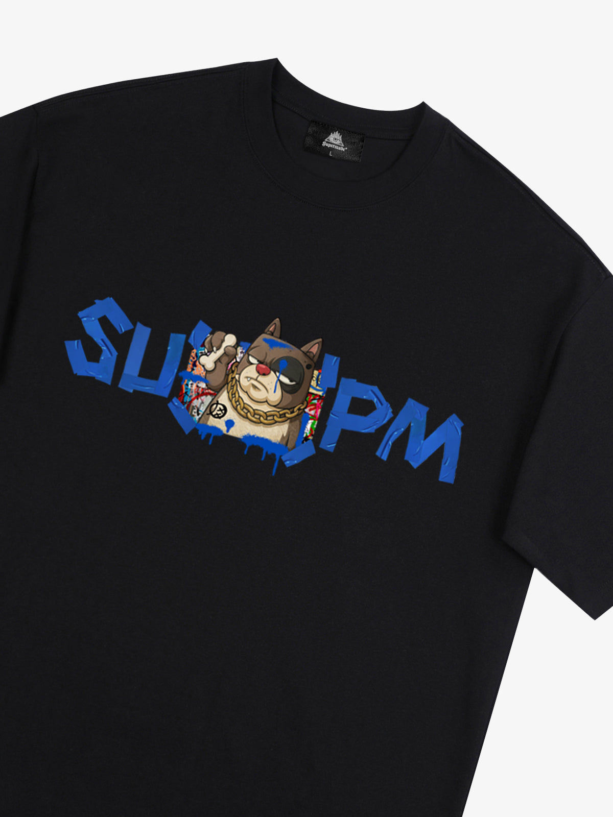 SUPM Graffiti Tape Graphic T-shirt 