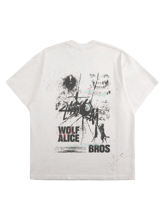 Retro Washed Printed T-shirt 