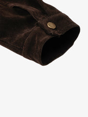 veste en daim à étoiles
