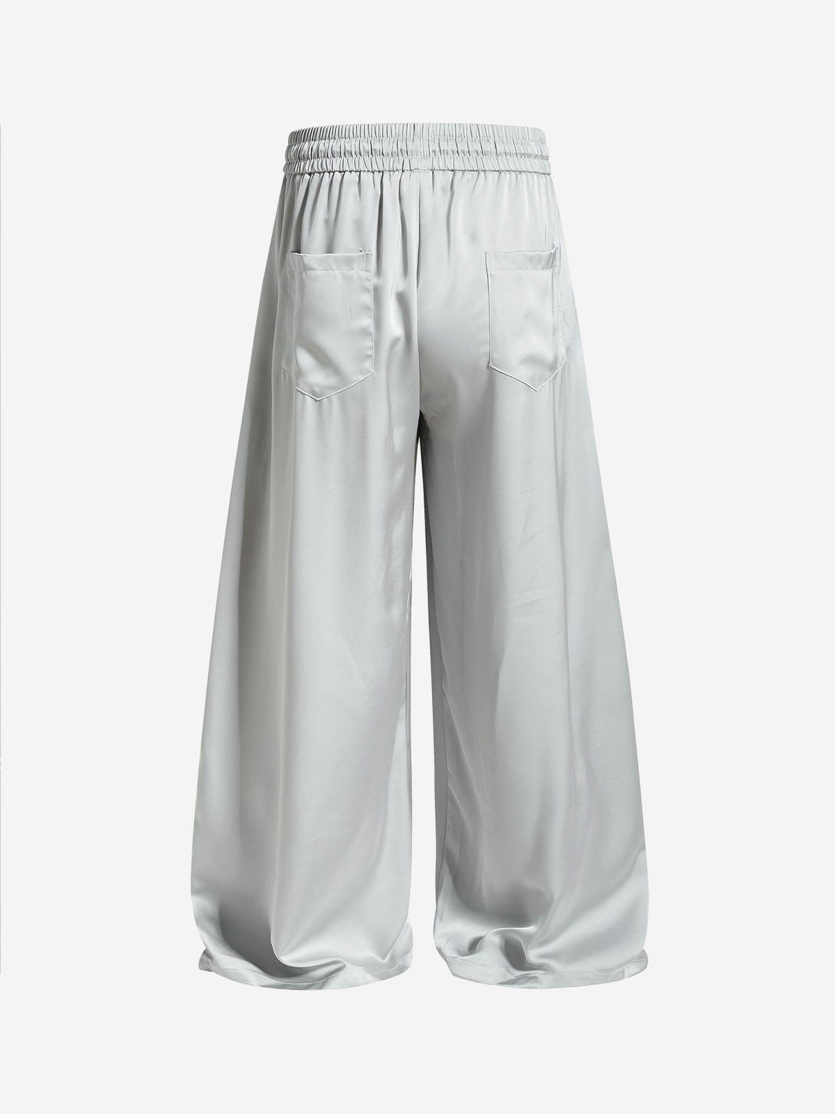 Weite Hose mit Schriftzug und Kordelzug