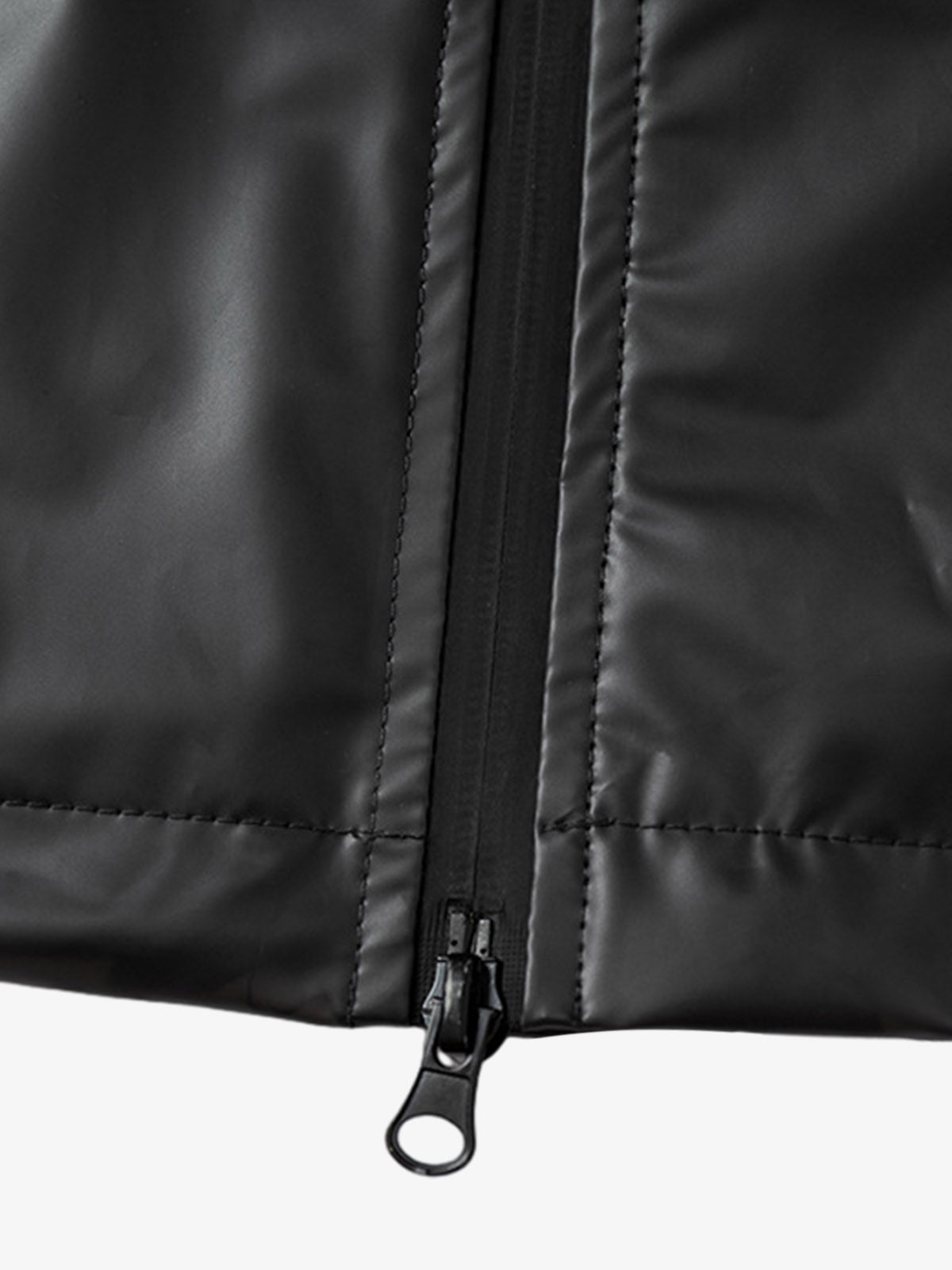 Thesupermade Shiny Functional Waterproof Hooded Jacket 