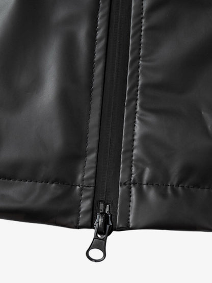 Thesupermade Shiny Functional Waterproof Hooded Jacket 