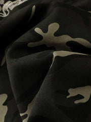 Camo Stripe Patchwork Embroidered Set