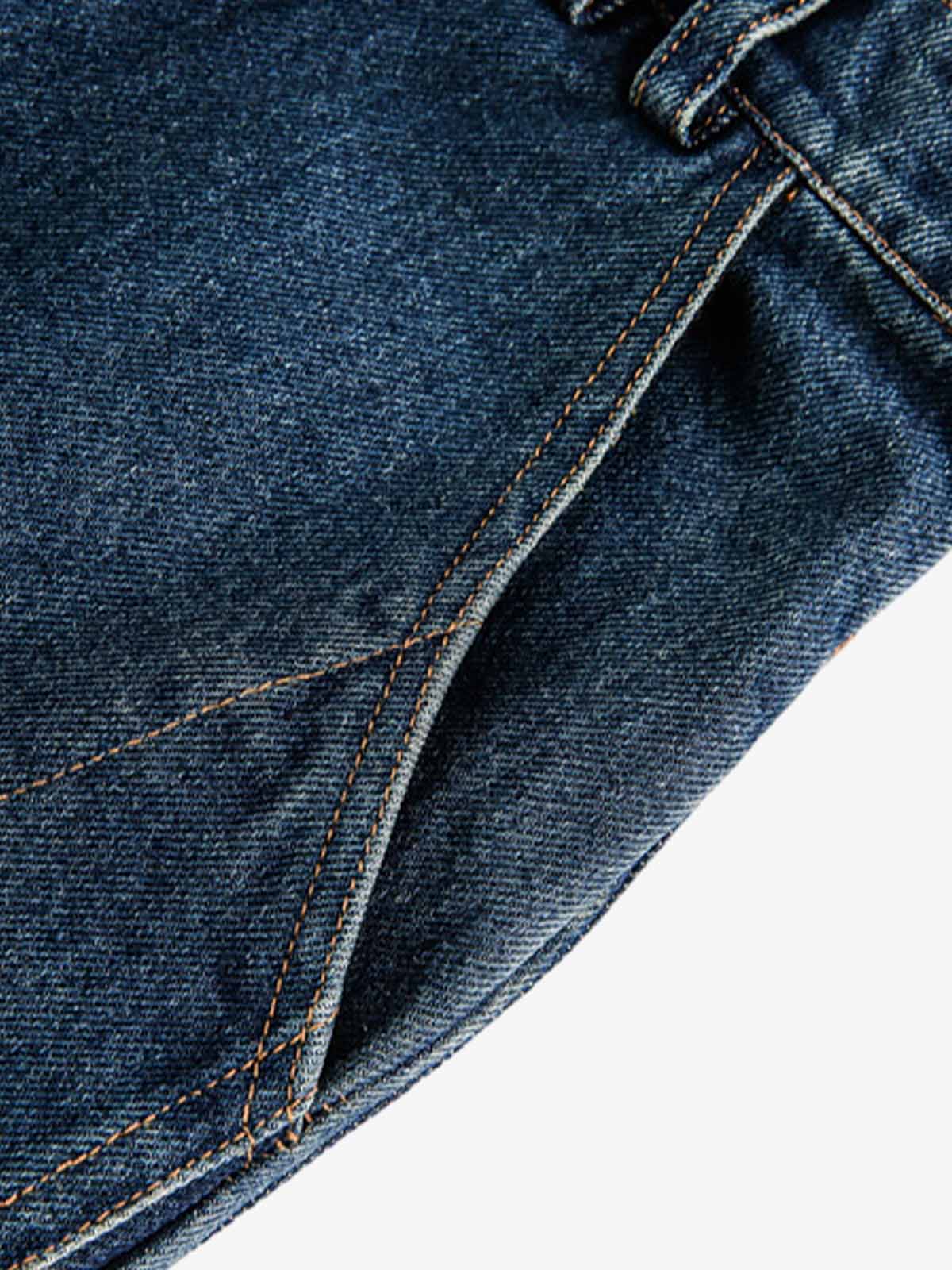 Gradient Wash Wide-Leg Jeans for Women - Stylish and Comfortable Denim Trousers 