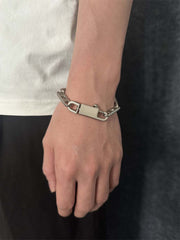 Industrial Metal Link Bracelet 