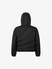 Asymmetrical Zip Quilted Coat