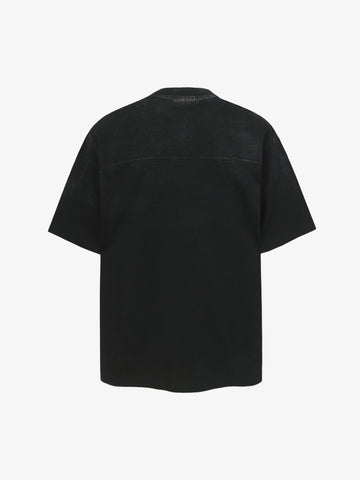 Vintage Washed Raw Seam Raglan T-Shirt 