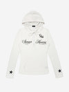 Star Graphic Hooded Long Sleeve Tee