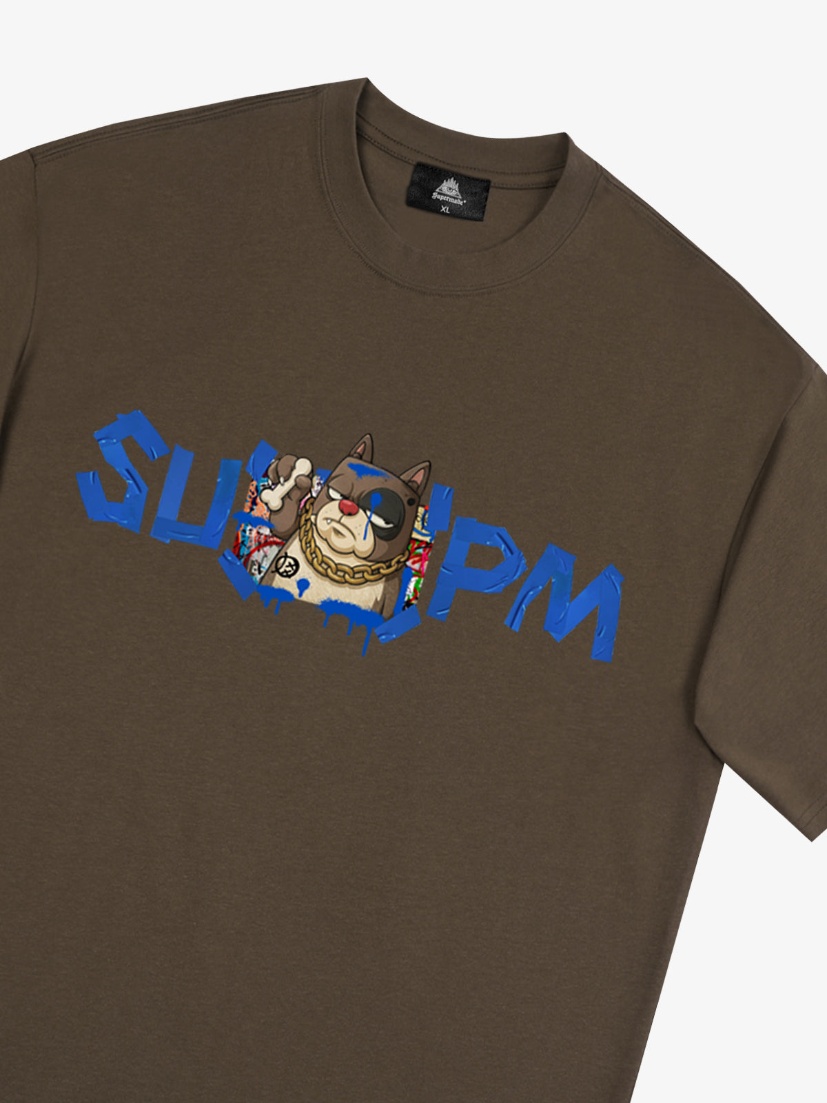 SUPM Graffiti Tape Graphic T-shirt 
