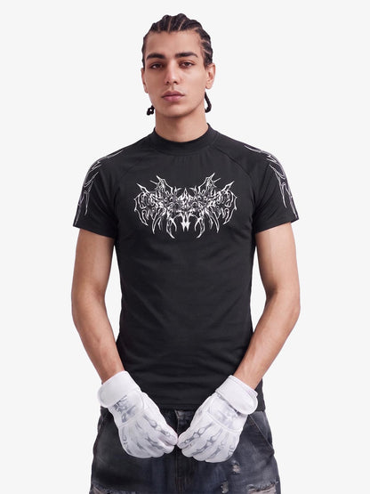 Abstract Flame Long Sleeve Tee