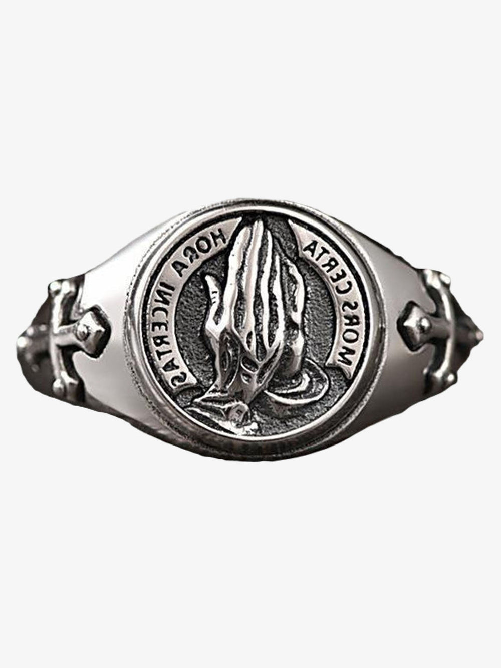 Praying Hands Signet Ring 
