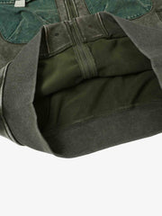 Washed Multi-Pocket Mock-Neck Workwear Jacket