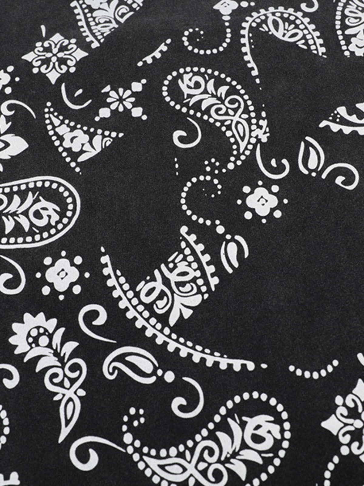 Rock Flame Mountain Cashew Flower Print T-shirt 