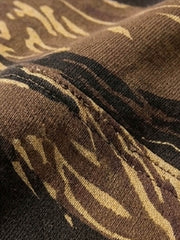 Tiger Camo Script Graphic Wide-Leg Sweatpants