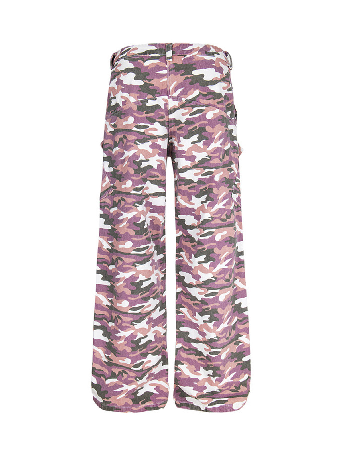 Cleanfit Pink Camouflage Multi Pocket Cargo Pants